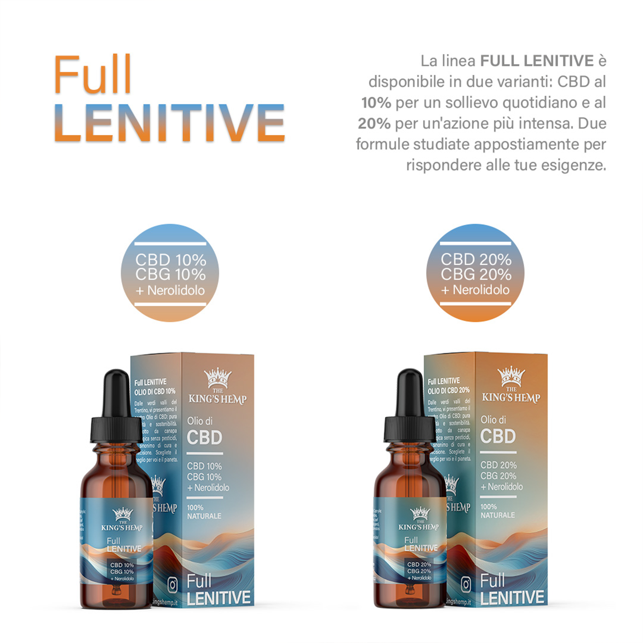 Olio di CBD FullLENITIVE 10%